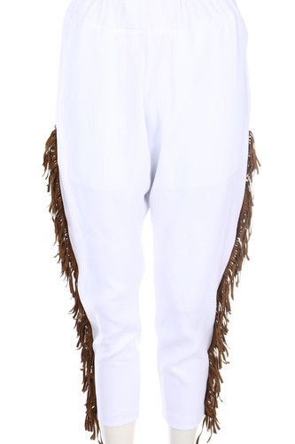 White sand sarouel fringes - sand,