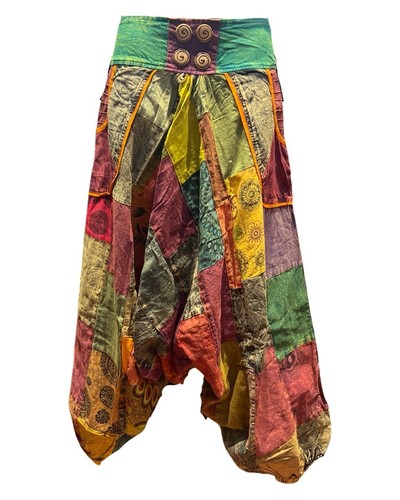 Patchwork aladinshose damen - patchwork,